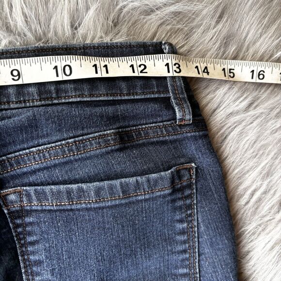 Loft Modern Skinny Jeans Size 26/ 2 Dark Wash Stretch Denim Classic 5 Pocket - Picture 8 of 12